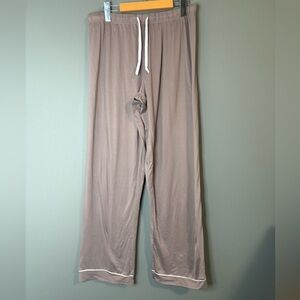 Born size large super soft Women's Pajama lounge Pants in Taupe straight leg